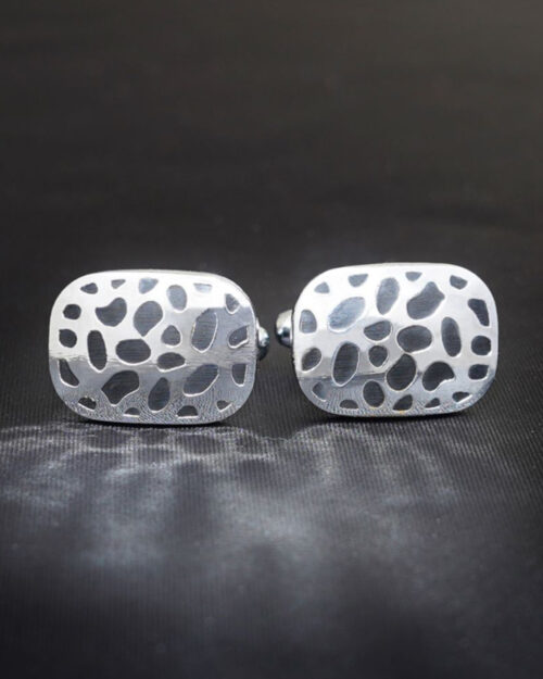 Ritz The Wilderness Black and Silver Cufflinks