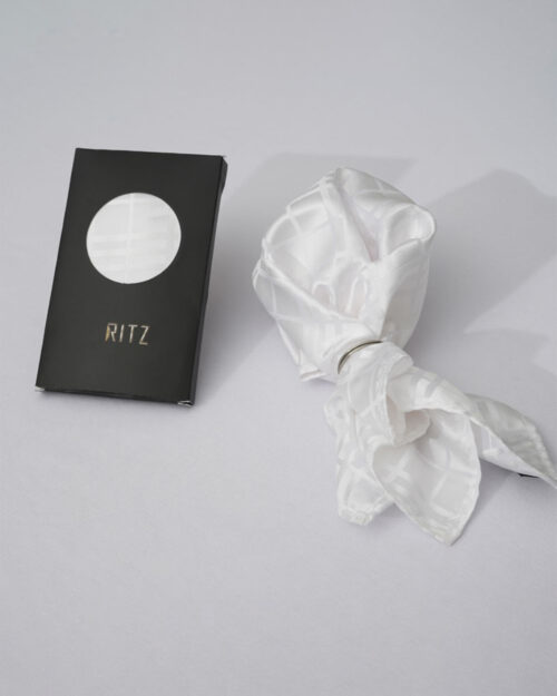 Classic White Checks with Twill Weave Pocket Square