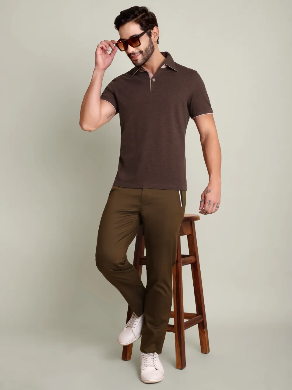 Ritz Exclusive: Chestoria One-Piece Collar Smart Polo Shirt - Image 5