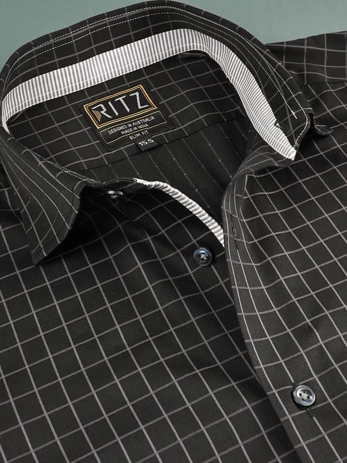 Pure Cotton Non Iron Casablanca Mosaic Shirt - Poplin weave